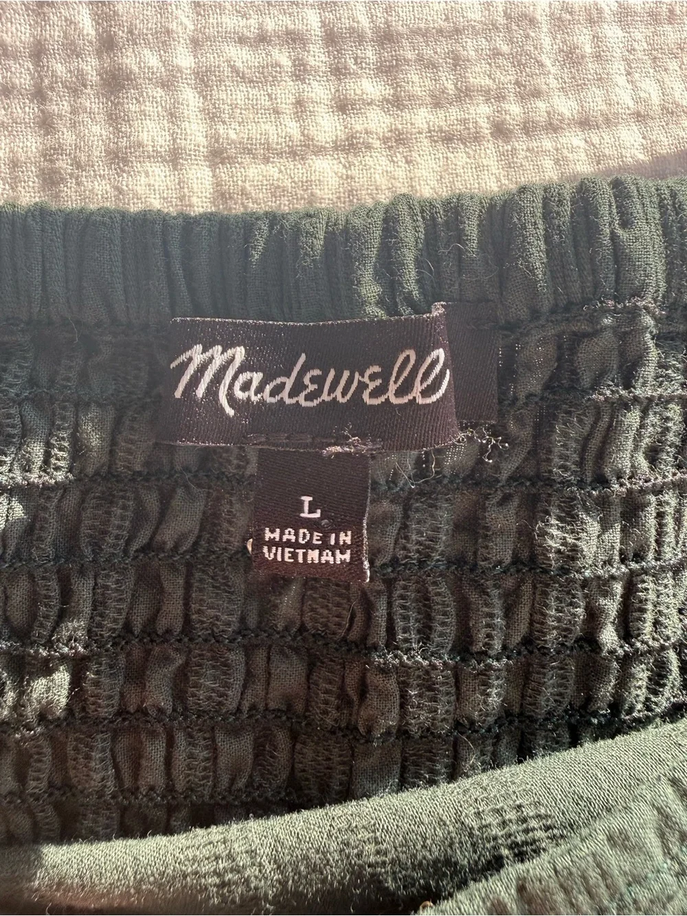 Madewell Hopewell Puff-Sleeve Crop Top In Stripe
Color Dark Palm - Picture 4 of 4